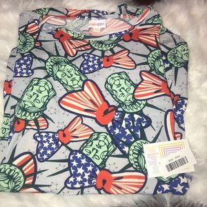 LuLaRoe Patriotic Irma XXS NWT 4th of July!